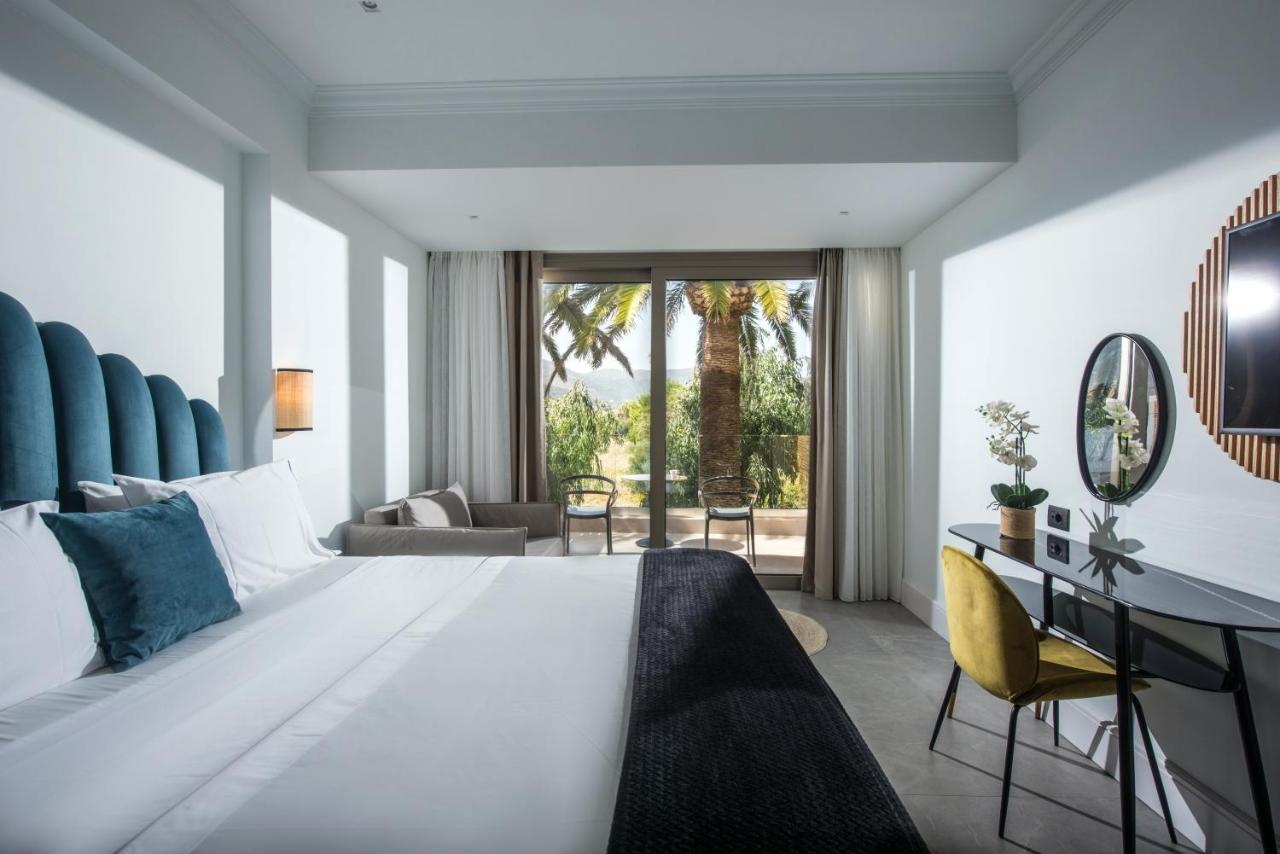 Drossia Palms Hotel And Nisos Beach Suites Малиа Экстерьер фото