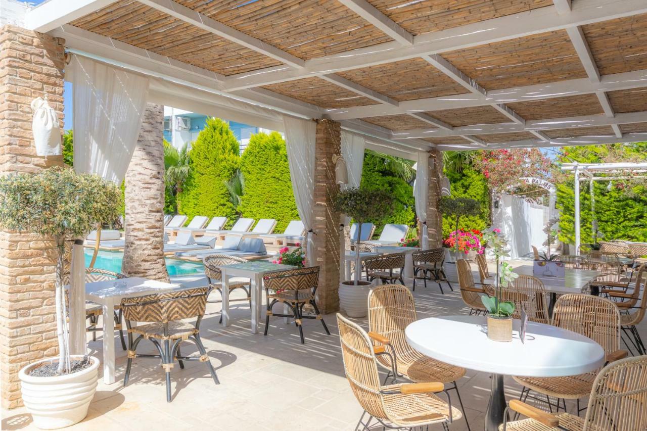Drossia Palms Hotel And Nisos Beach Suites Малиа Экстерьер фото