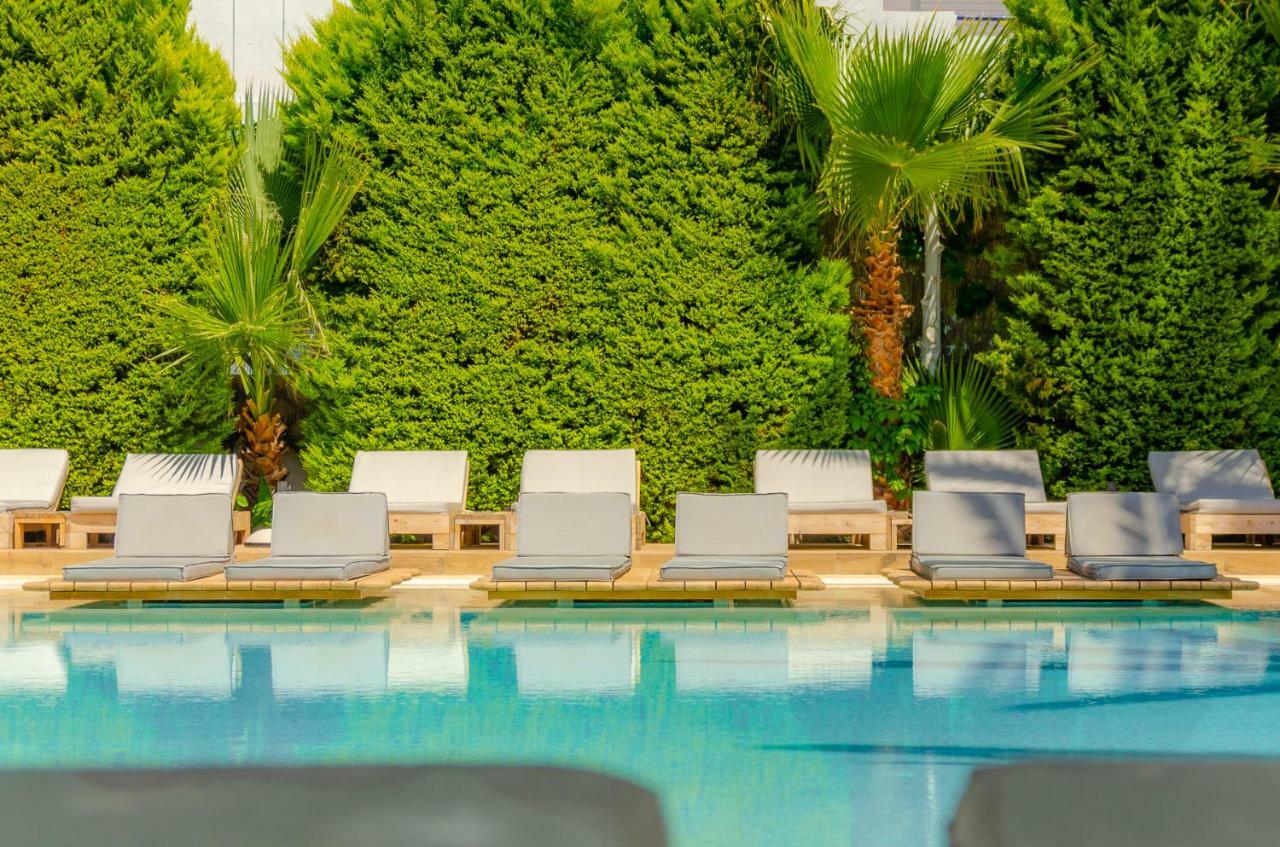 Drossia Palms Hotel And Nisos Beach Suites Малиа Экстерьер фото