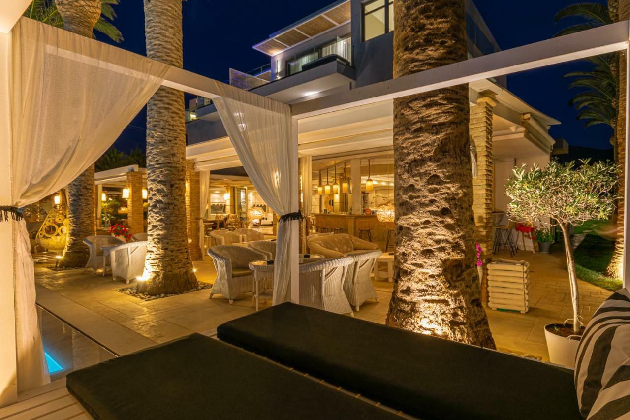 Drossia Palms Hotel And Nisos Beach Suites Малиа Экстерьер фото