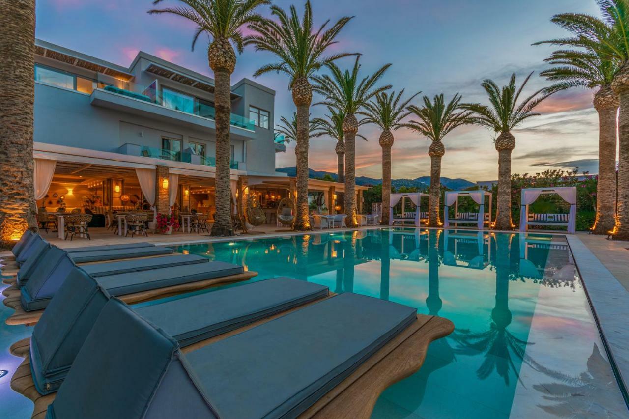 Drossia Palms Hotel And Nisos Beach Suites Малиа Экстерьер фото