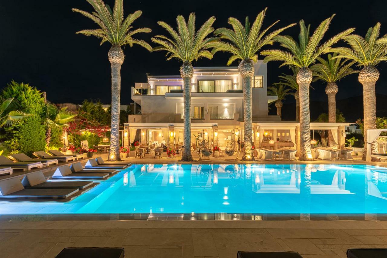 Drossia Palms Hotel And Nisos Beach Suites Малиа Экстерьер фото